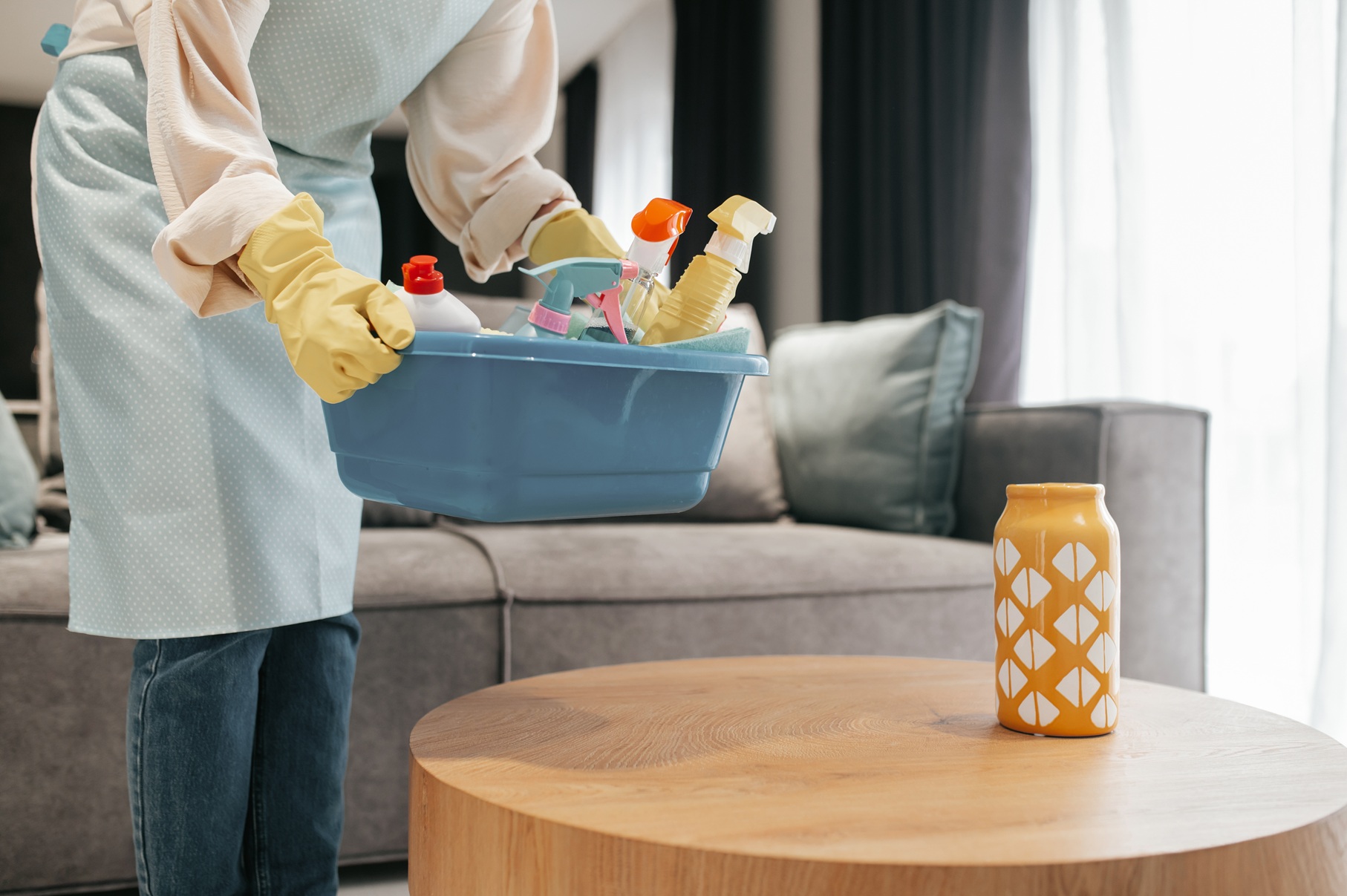 Detailed property management cleaning work
